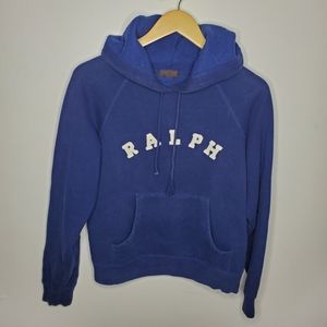 Ralph Lauren womens blue hoodie